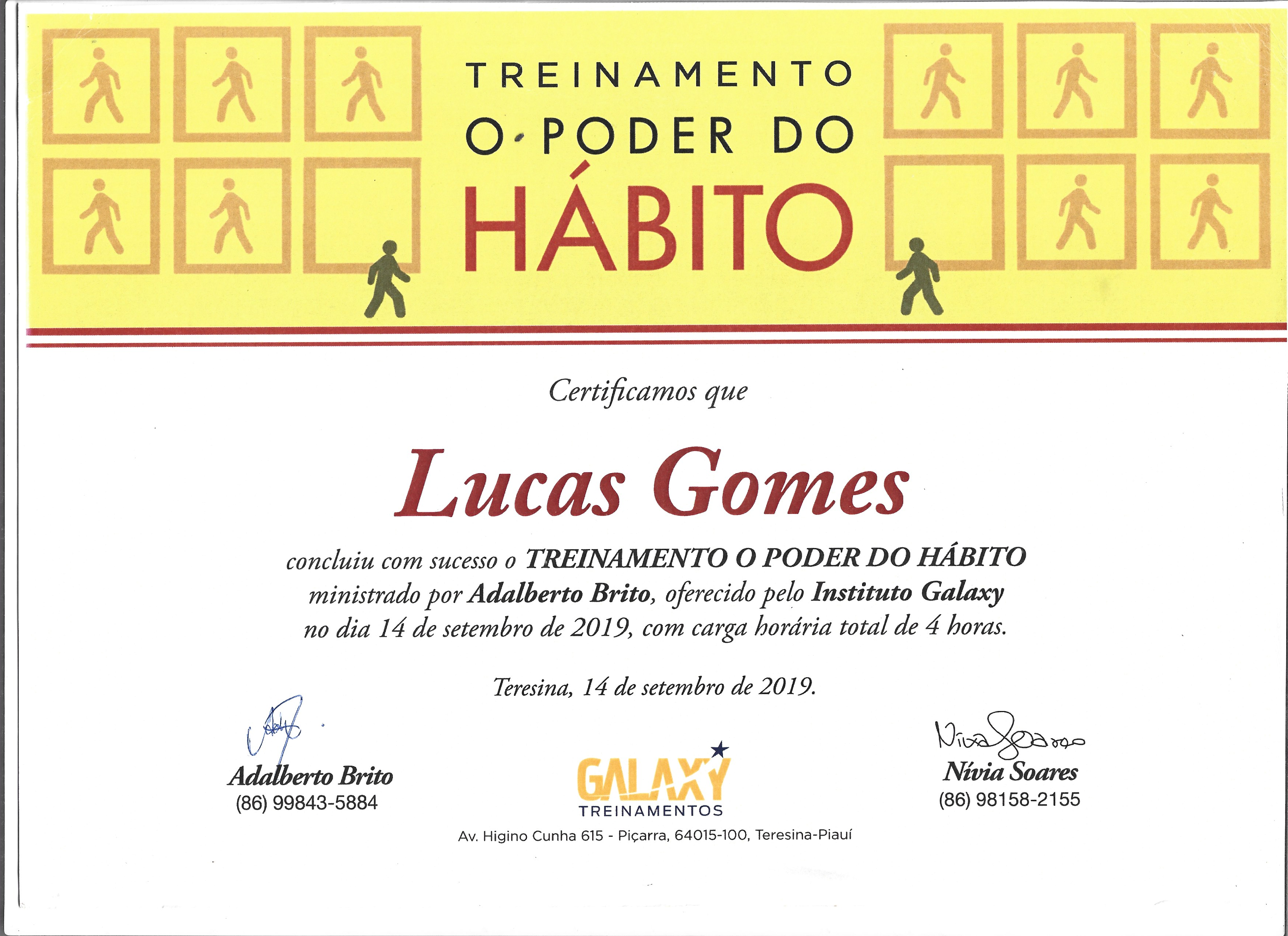 Treinamento O Poder do Hábito | September 14th, 2019