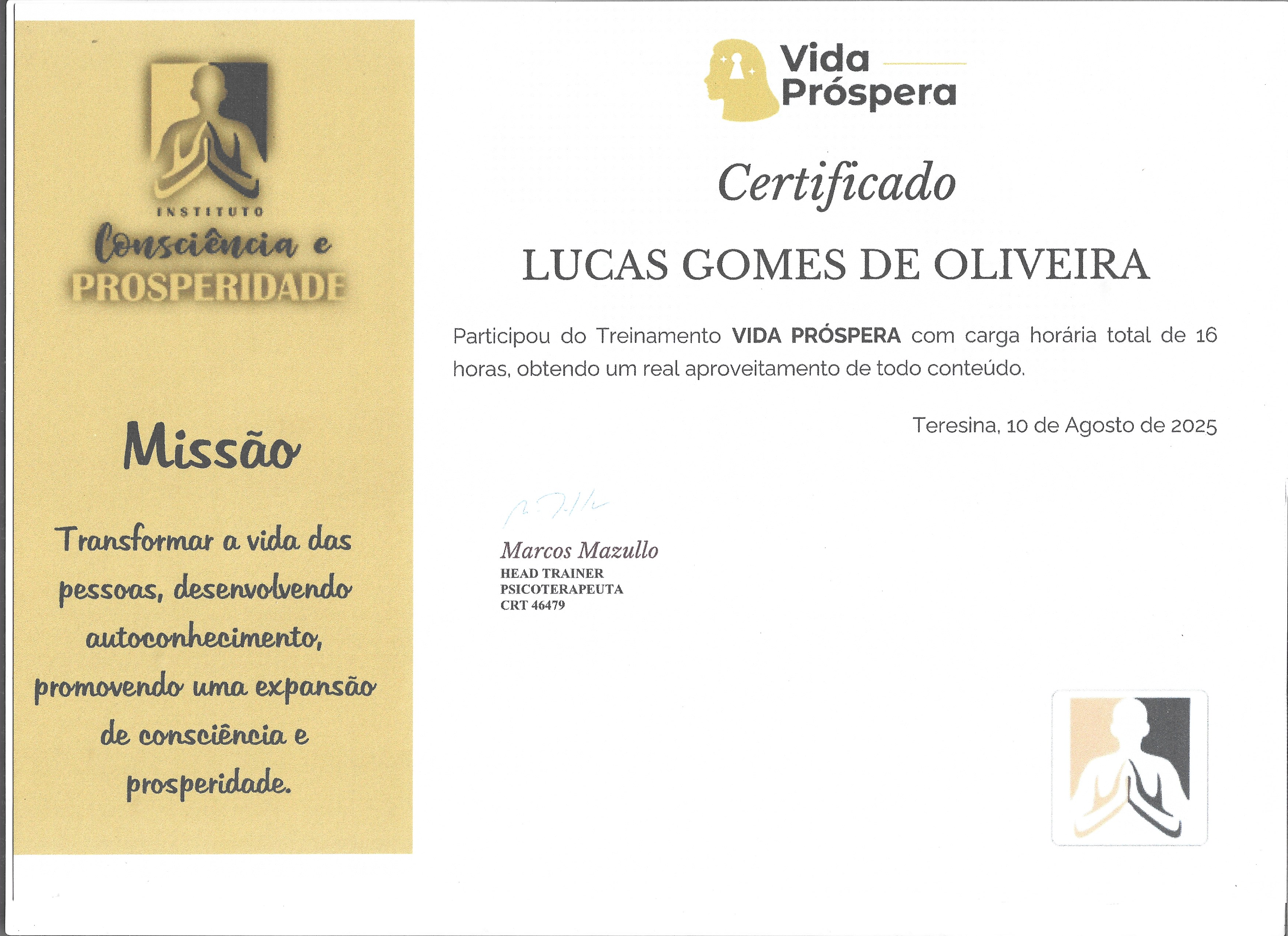 Vida Próspera | August 10th, 2025